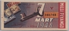 [7 Mart 1948<br />Yarım Bilet 2 1/2 Lira]