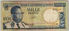 [Congo Democratic Republic 1,000 Francs Pick:P-8]