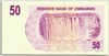 [Zimbabwe 50 Dollars Pick:P-41]