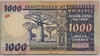 [Madagascar 1,000 Francs Pick:P-65]