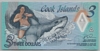 [Cook Islands 3 Dollars Pick:P-Yeni]