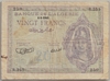 [Algeria 20 Francs Pick:P-92a]