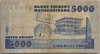 [Madagascar 5,000 Francs Pick:P-73b]