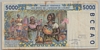 [West African States 5,000 Francs Pick:P-113Aq]