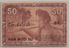[French Indochina 50 Cents Pick:P-87d]
