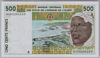 [West African States 500 Francs Pick:P-110Ak]