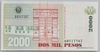 [Colombia 2,000 Pesos  Pick:P-451f]