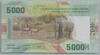 [Central African States 5,000 Francs Pick:P-703]