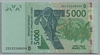 [West African States 5,000 Francs Pick:P-417D]
