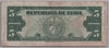 [Cuba 5 Pesos  Pick:P-92]