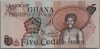 [Ghana 5 Cedis Pick:P-15b]