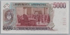 [Argentina 5,000 Pesos Argentinos Pick:P-318]