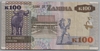[Zambia 100 Kwacha Pick:P-61]