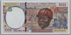 [Central African States 5,000 Francs Pick:P-504Nf]