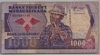[Madagascar 1,000 Francs Pick:P-68b]
