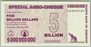 [Zimbabwe 5,000,000,000 Dollars]