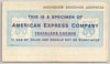 [Travellers Cheque 50 Mark Pick:--]